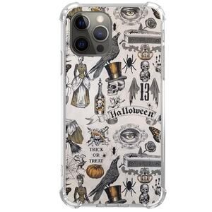 Halloween Hippie Case for iPhone 13 Pro Max Skull Crow Spider Soft TPU Case S21